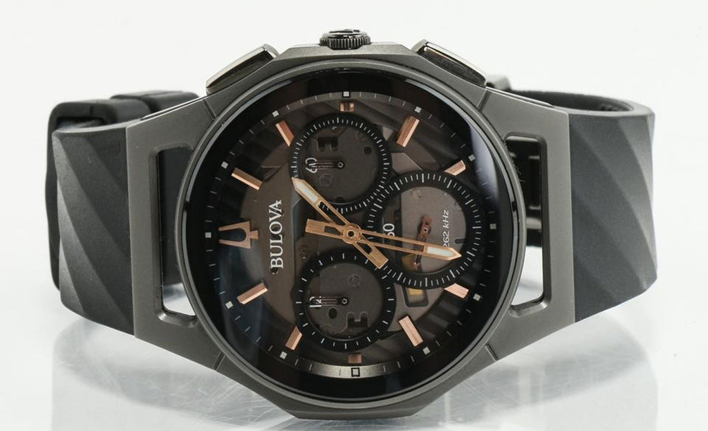 Relógio BULOVA Curv Precisionist Cronógrafo 98A162 *Titânio