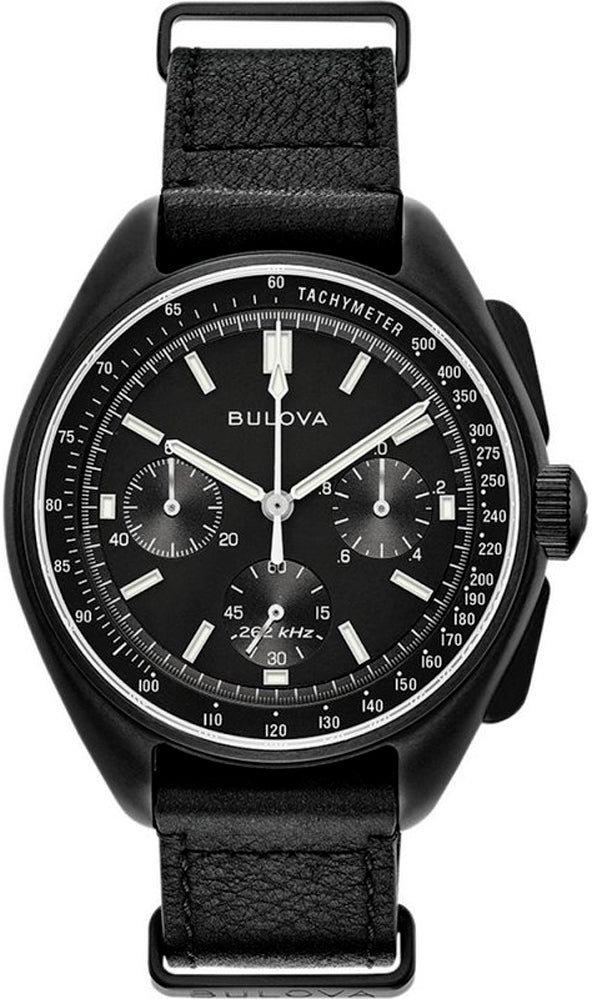 Relógio BULOVA Lunar Pilot 98A186 *Safira 262kHz