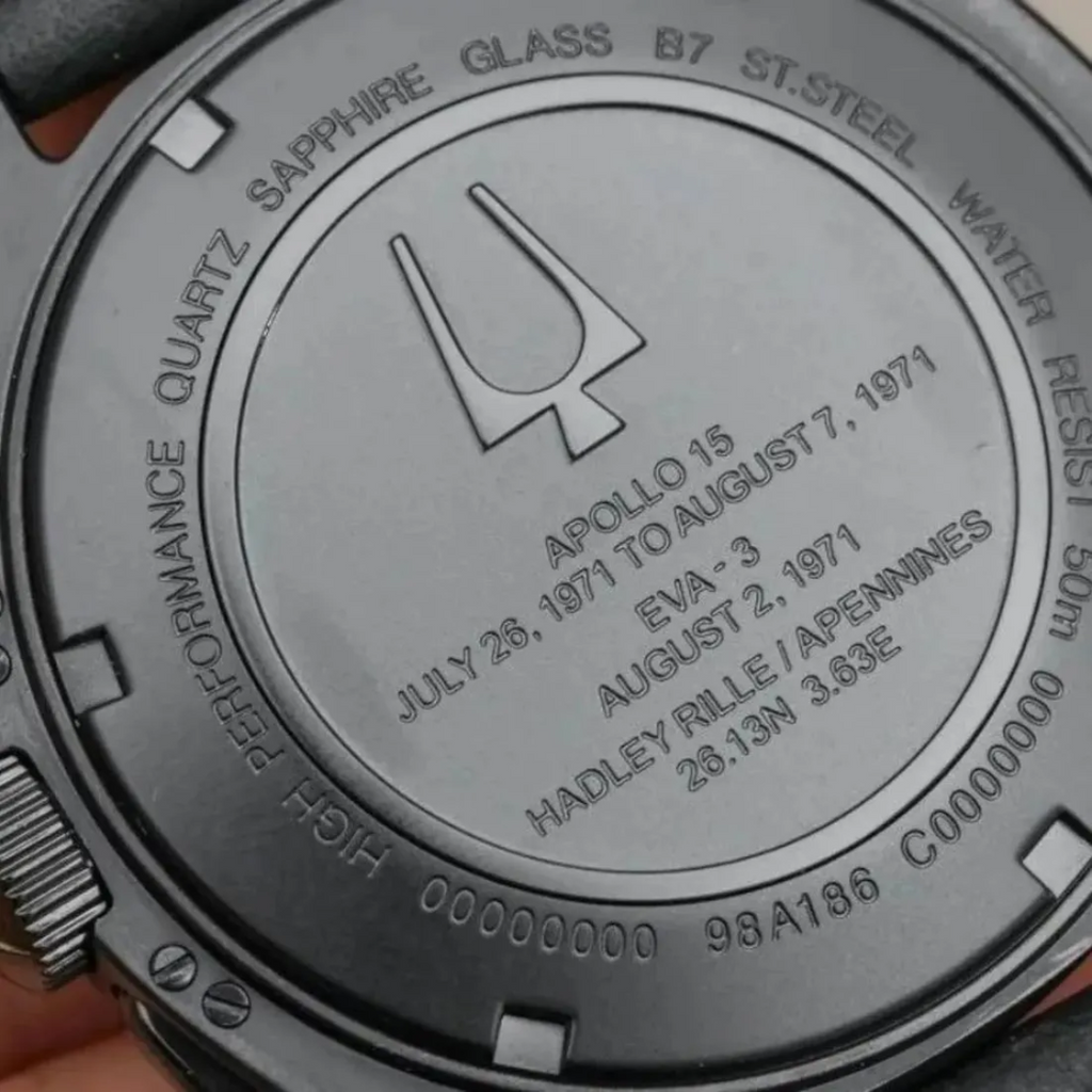Relógio BULOVA Lunar Pilot 98A186 *Safira 262kHz