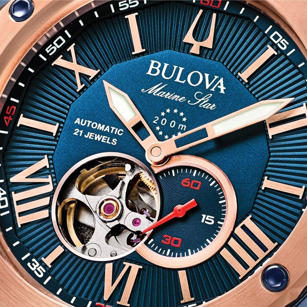 Relógio BULOVA Automático Marine Star 98A227