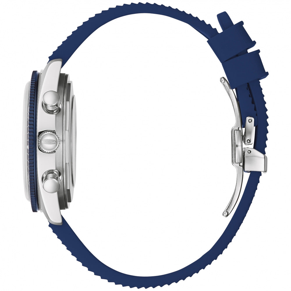 Relógio BULOVA Masculino SurfBoard 98A253 *Diver Cronograph