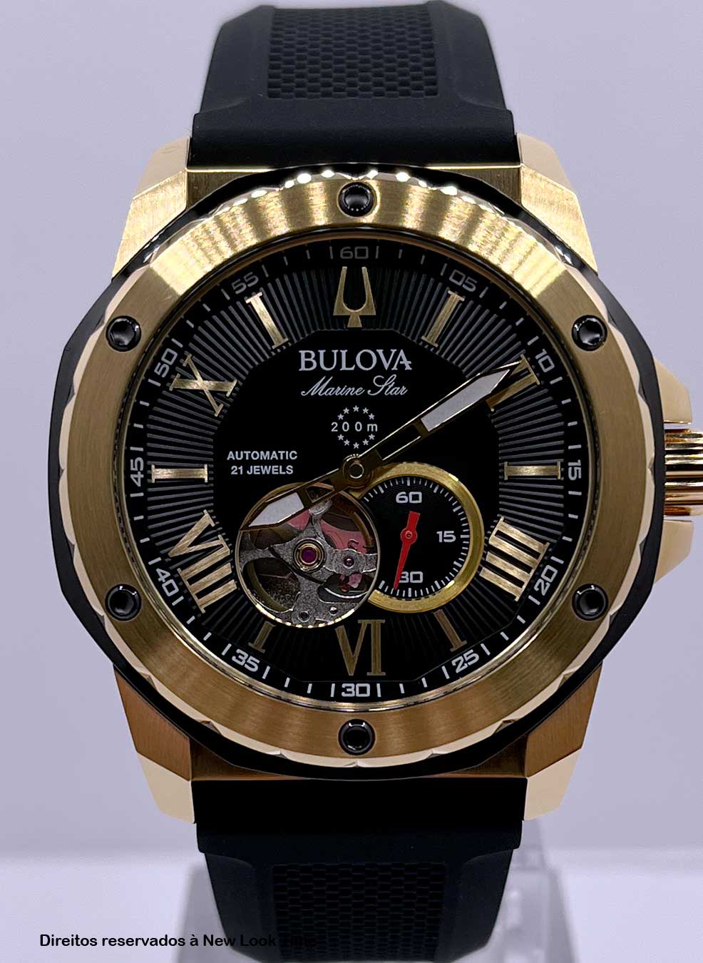 Relógio BULOVA Masculino Automático Marine Star 98A272