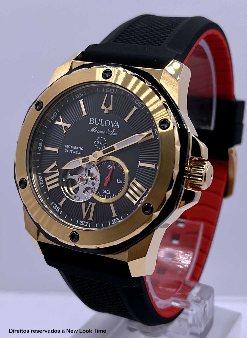 Relógio BULOVA Masculino Automático Marine Star 98A272