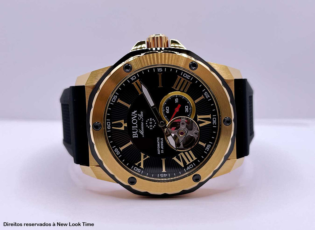 Relógio BULOVA Masculino Automático Marine Star 98A272