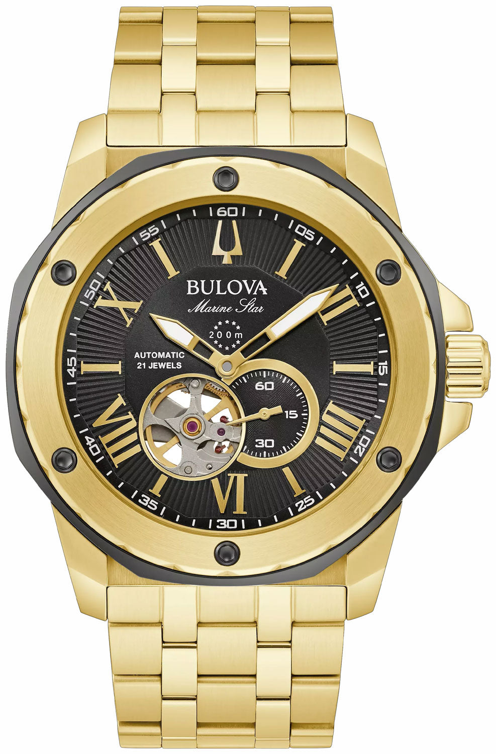 Relógio BULOVA Masculino Automático Marine Star 98A273