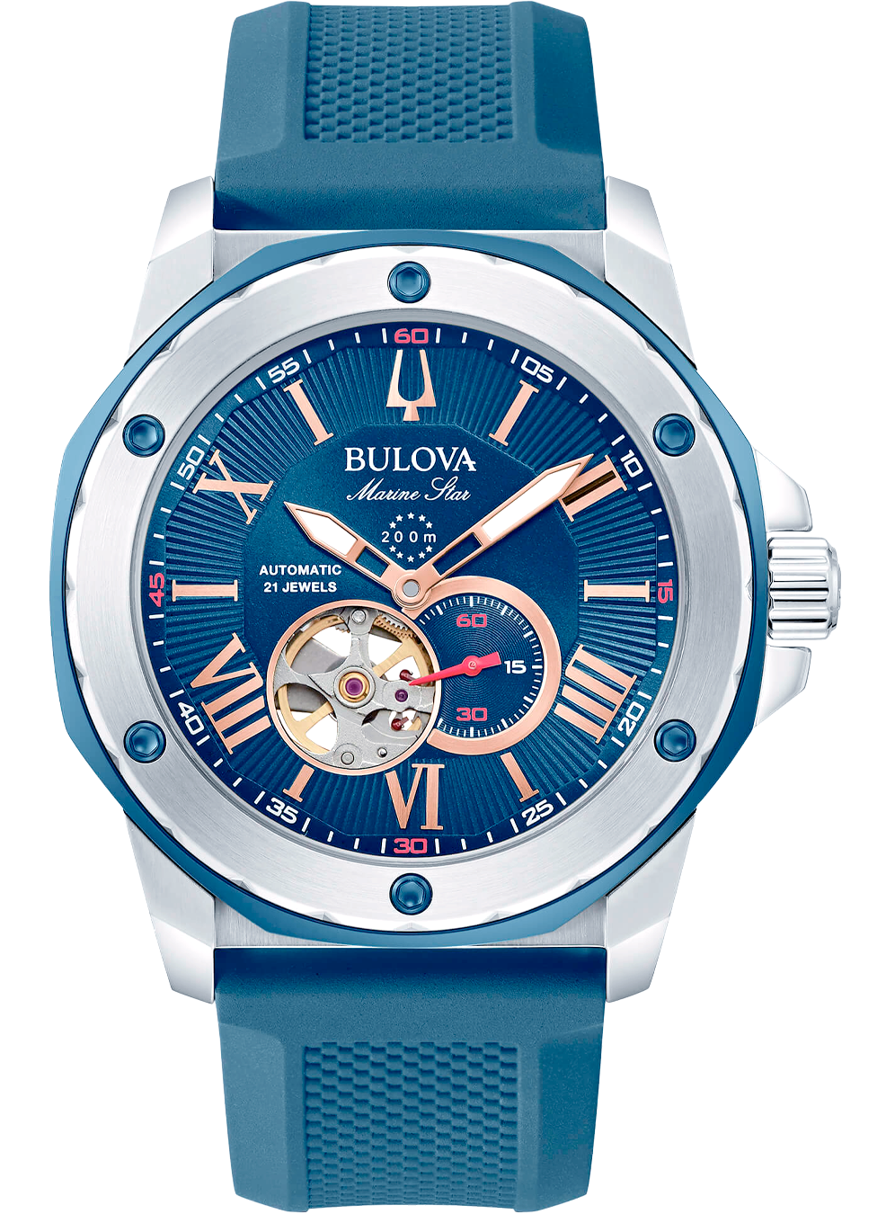 Relógio BULOVA Masculino Automático Marine Star 98A282