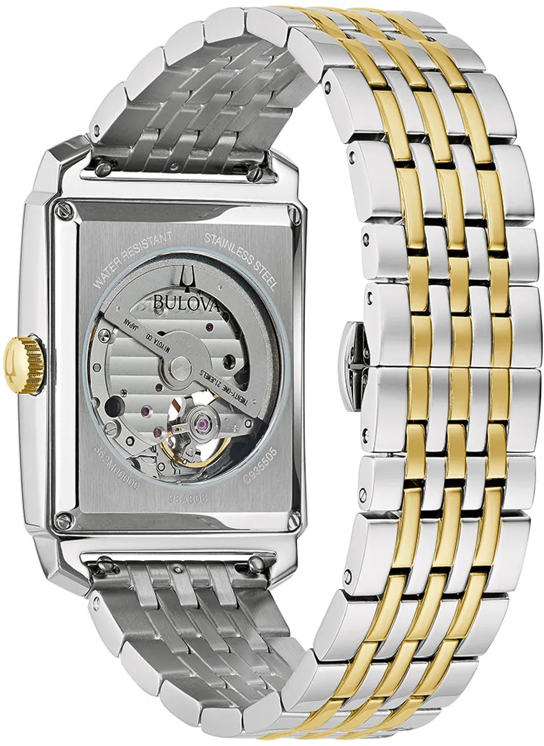 Relógio BULOVA Automático Tank Heartbeat 98A308