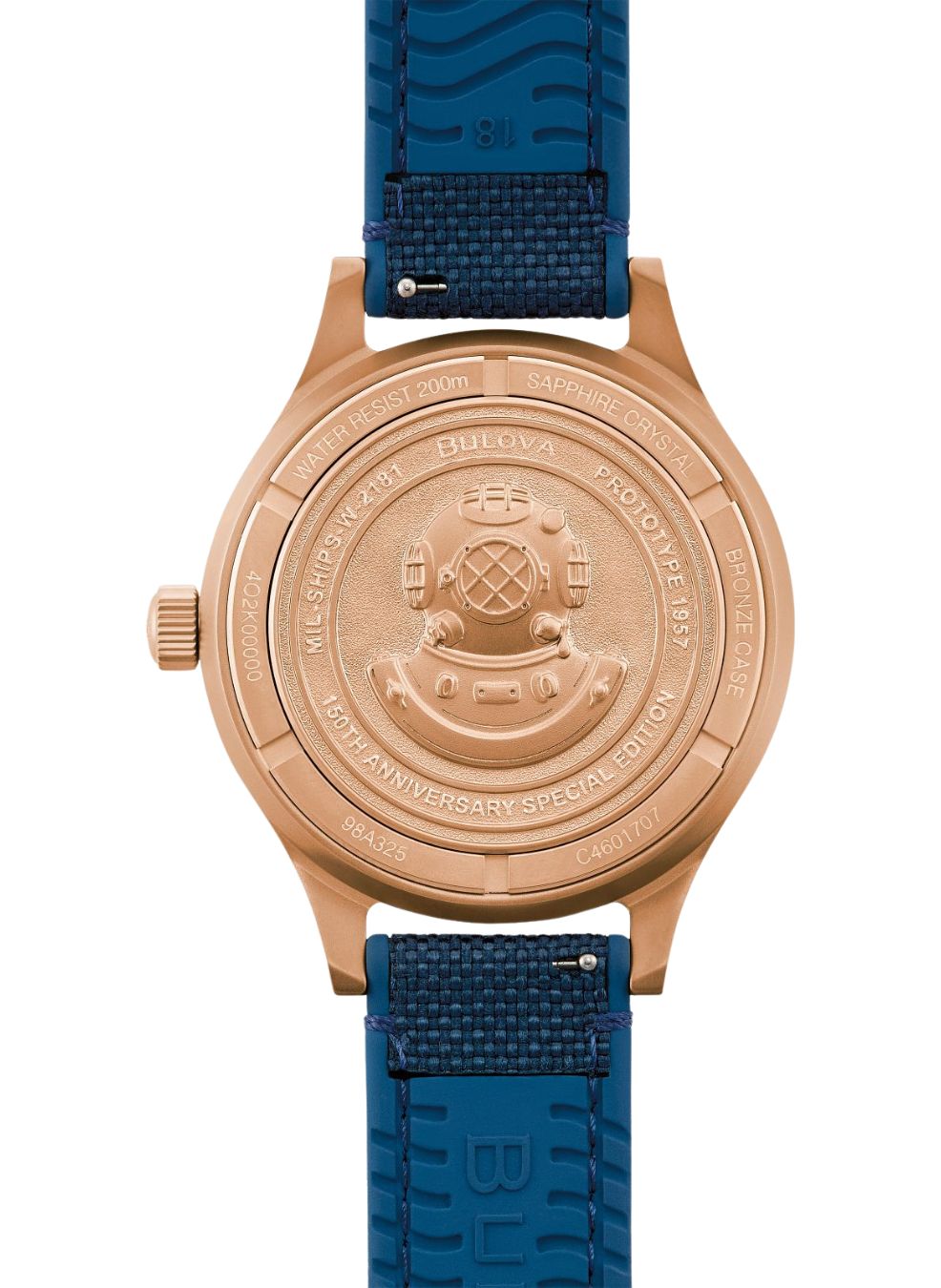Relógio BULOVA Masculino Automático Mil Ships Bronze 98A325