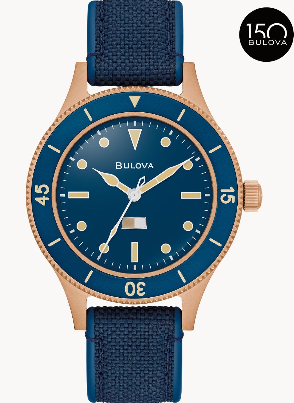 Relógio BULOVA Masculino Automático Mil Ships Bronze 98A325