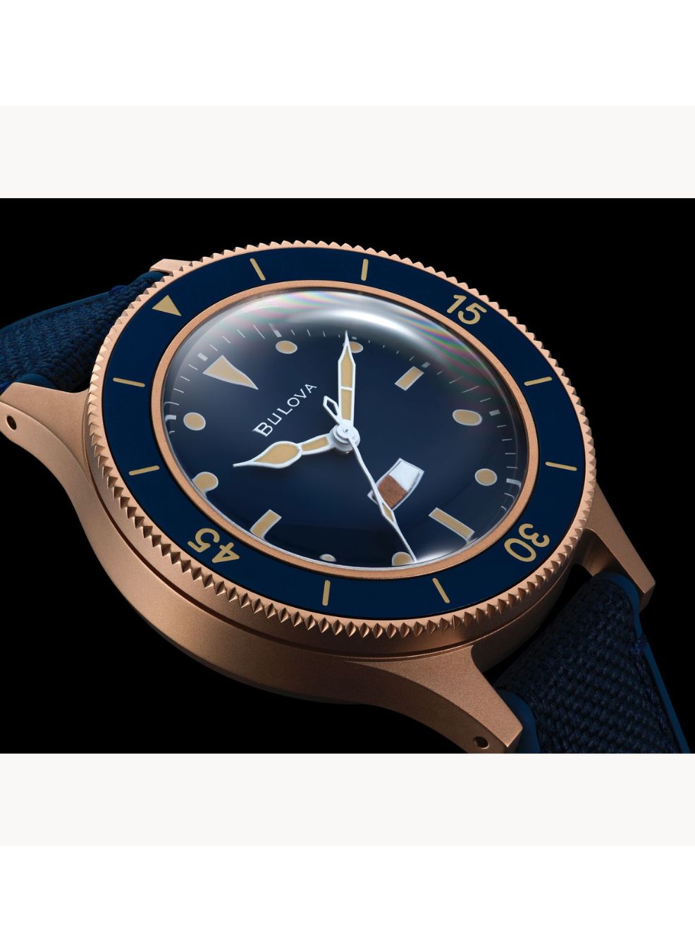 Relógio BULOVA Masculino Automático Mil Ships Bronze 98A325