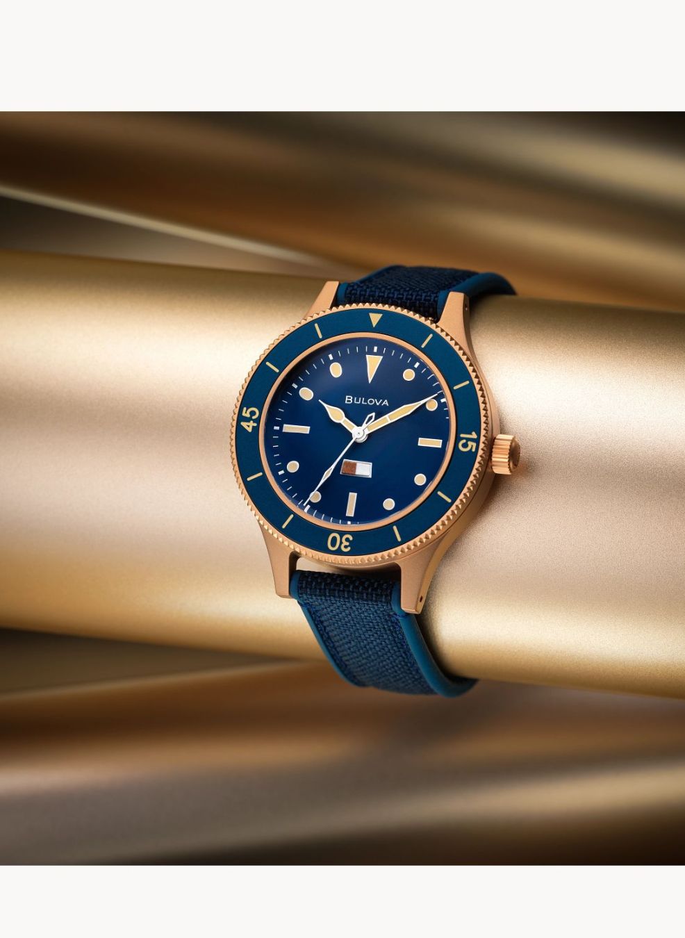 Relógio BULOVA Masculino Automático Mil Ships Bronze 98A325