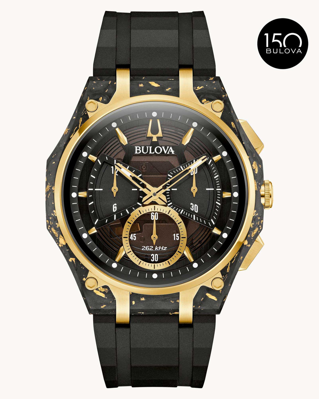 Relógio BULOVA Curv 98A328 *Carbono Forjado