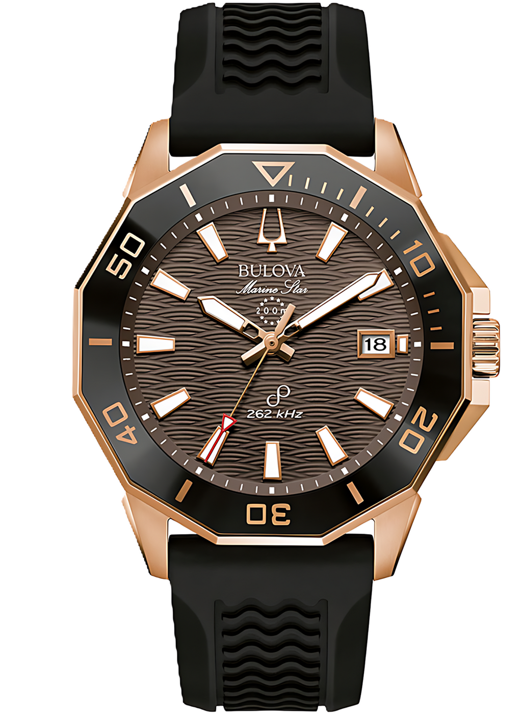 Relógio BULOVA Masculino Marine Star Precisionist 98B421 *Cerâmica e Safira