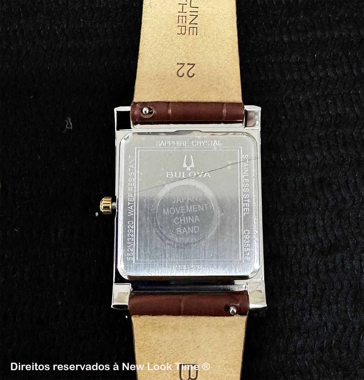 Relógio BULOVA Masculino Classic Sutton 98B430 *Safira