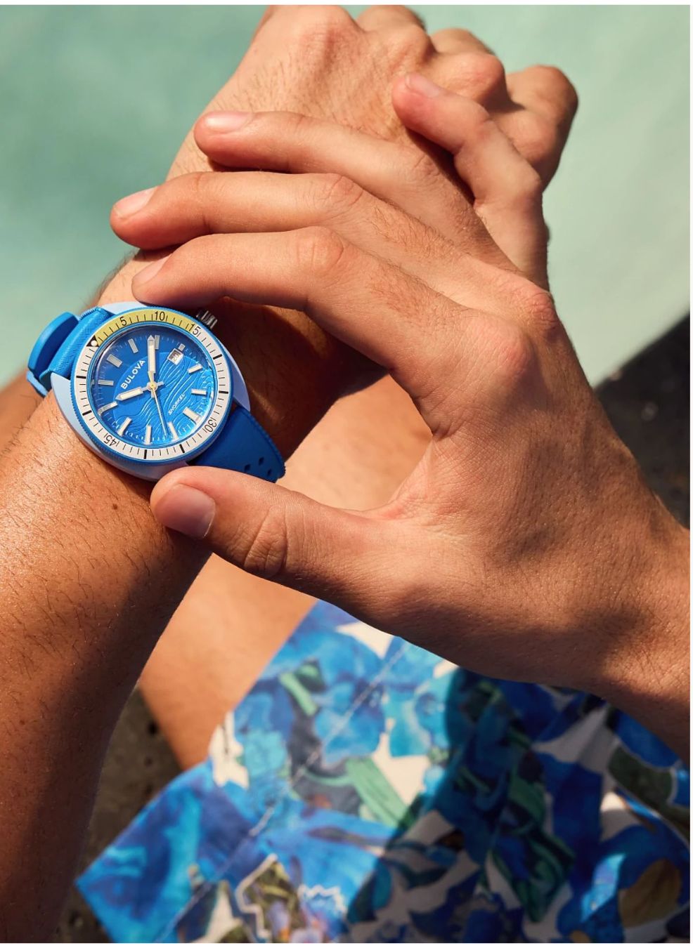 Relógio Bulova Snorkel Blue Tang 98B445