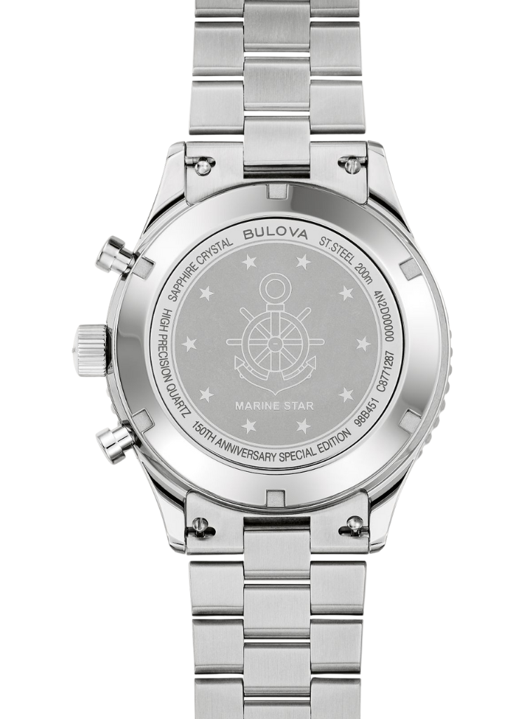 Relógio BULOVA Marine Star Heritage 98B451 Ed Especial 150th Anniversary