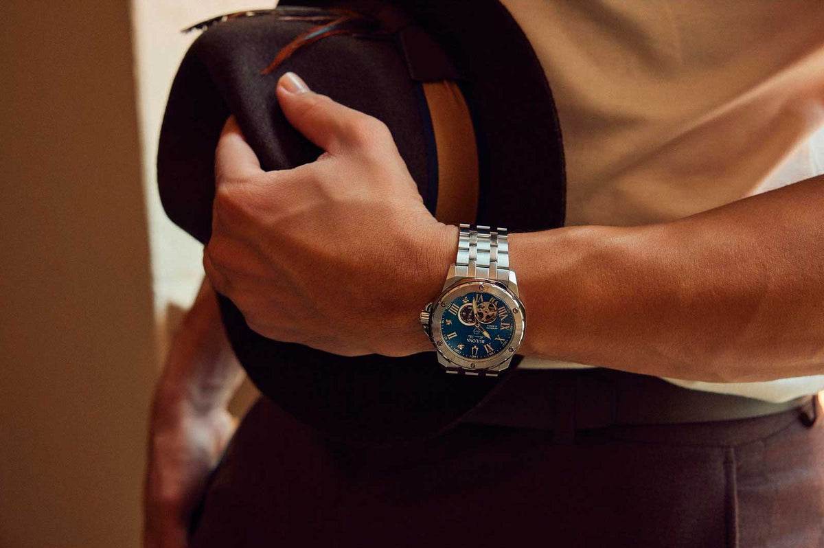 Relógio BULOVA Marc Anthony Automático Marine Star 98D184 *Diamantes