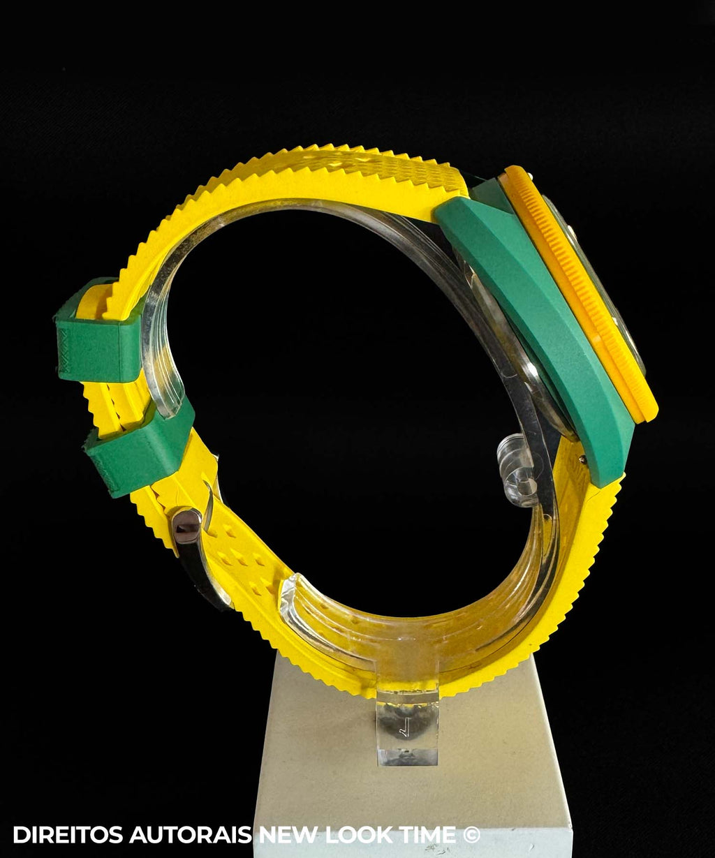 Relógio BULOVA Snorkel 98F470 Ed. Ltda Brasil World Cup