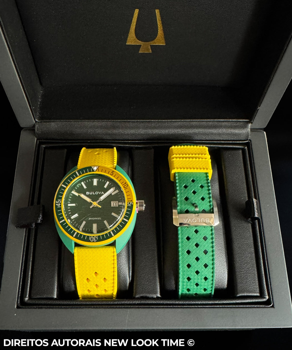Relógio BULOVA Snorkel 98F470 Ed. Ltda Brasil World Cup