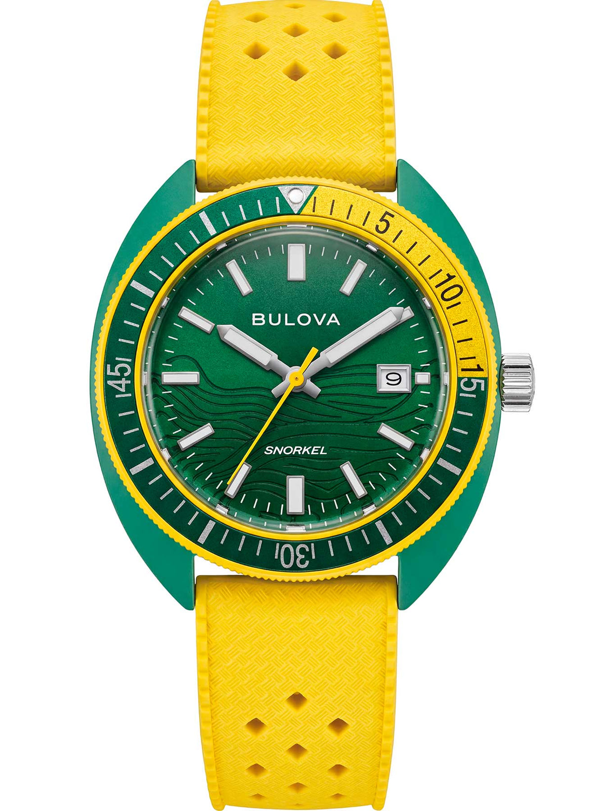 Relógio BULOVA Snorkel 98F470 Ed. Ltda Brasil World Cup