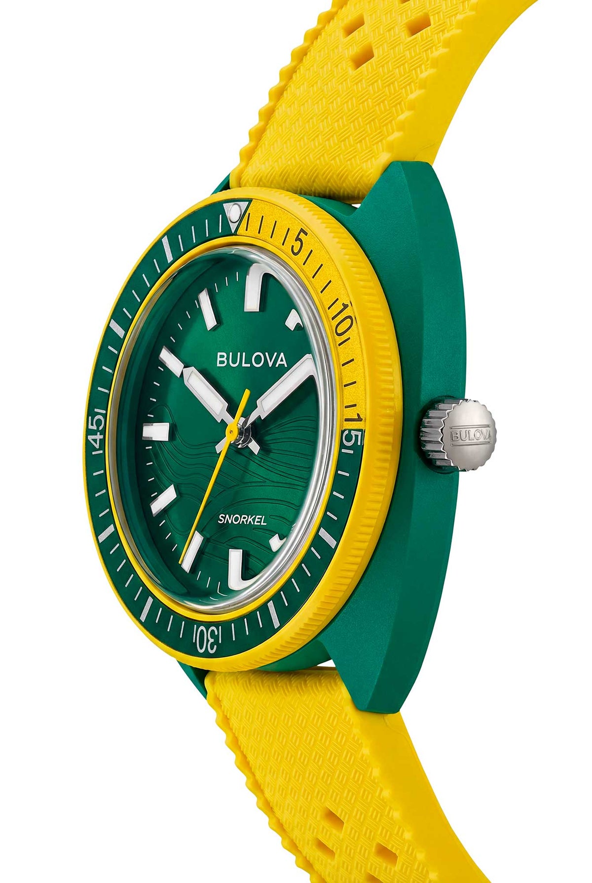 Relógio BULOVA Snorkel 98F470 Ed. Ltda Brasil World Cup