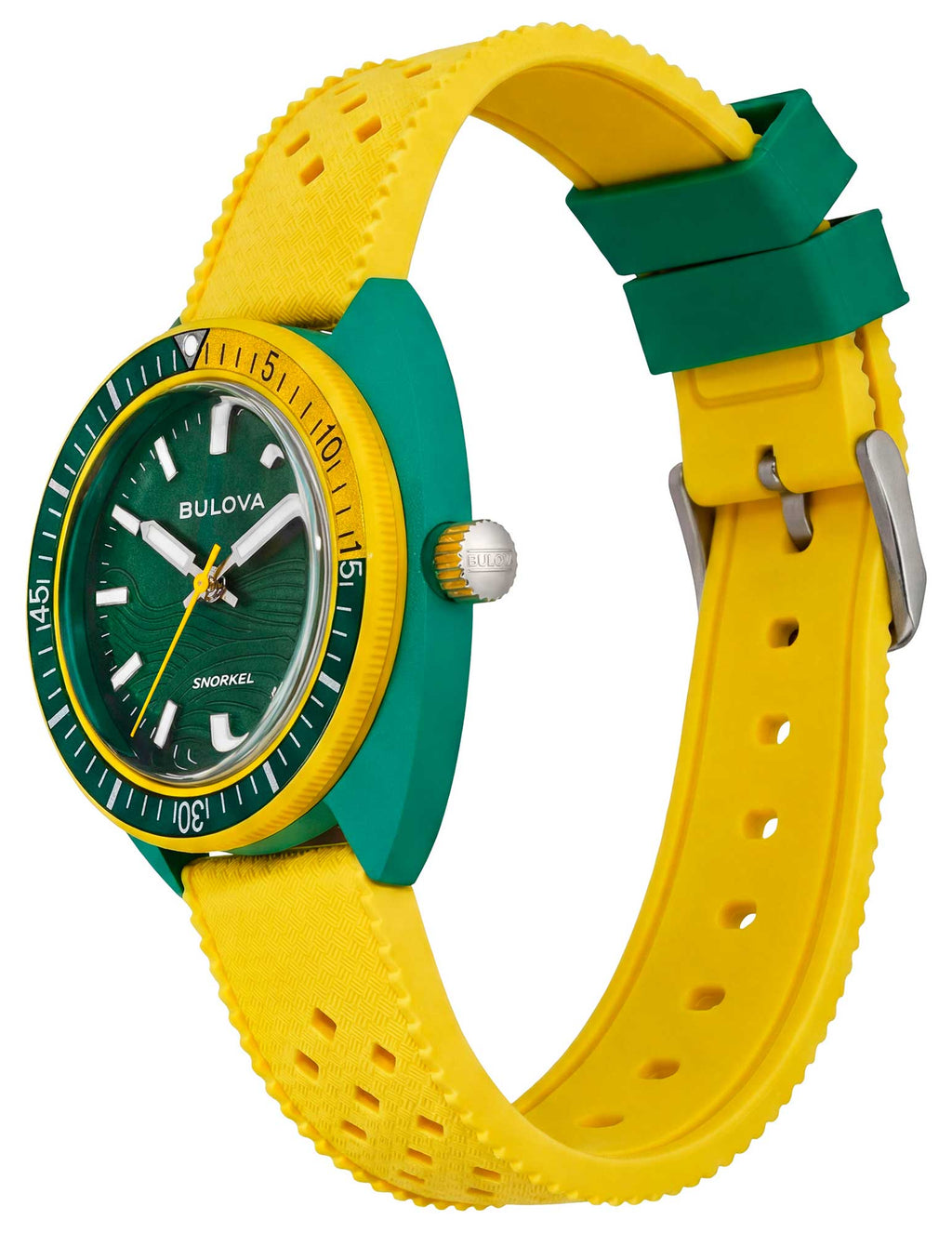 Relógio BULOVA Snorkel 98F470 Ed. Ltda Brasil World Cup