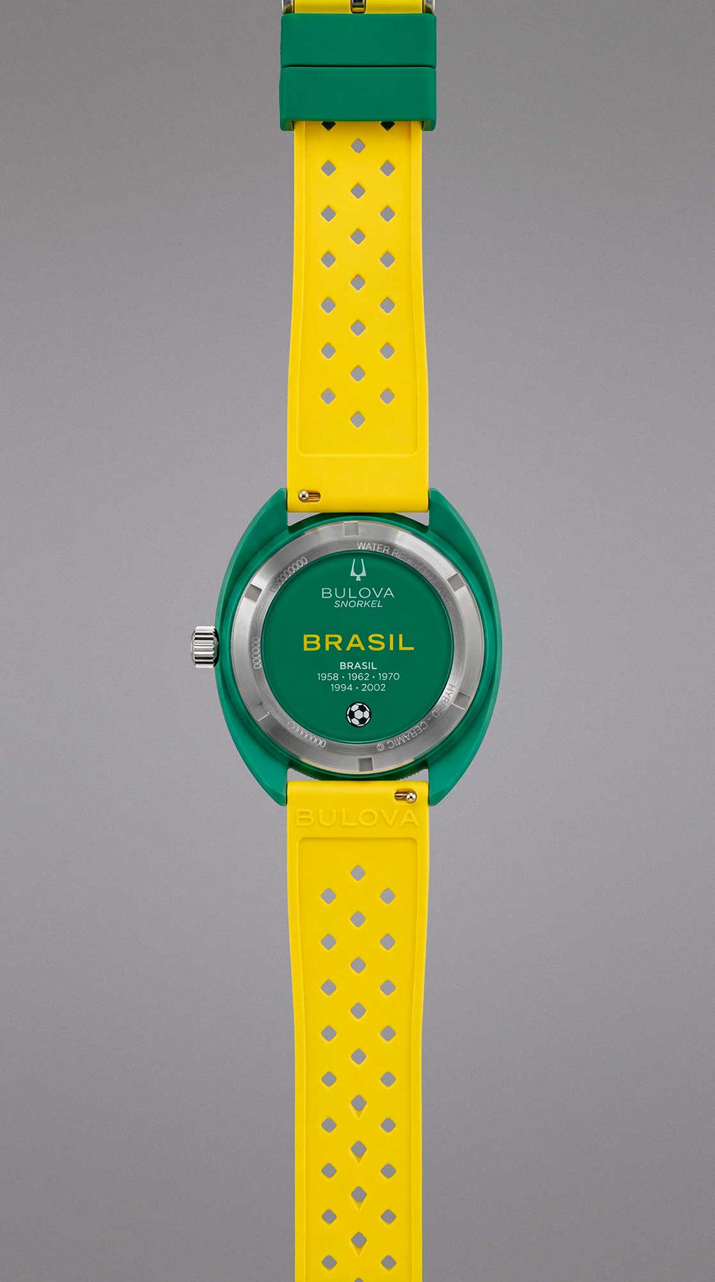 Relógio BULOVA Snorkel 98F470 Ed. Ltda Brasil World Cup