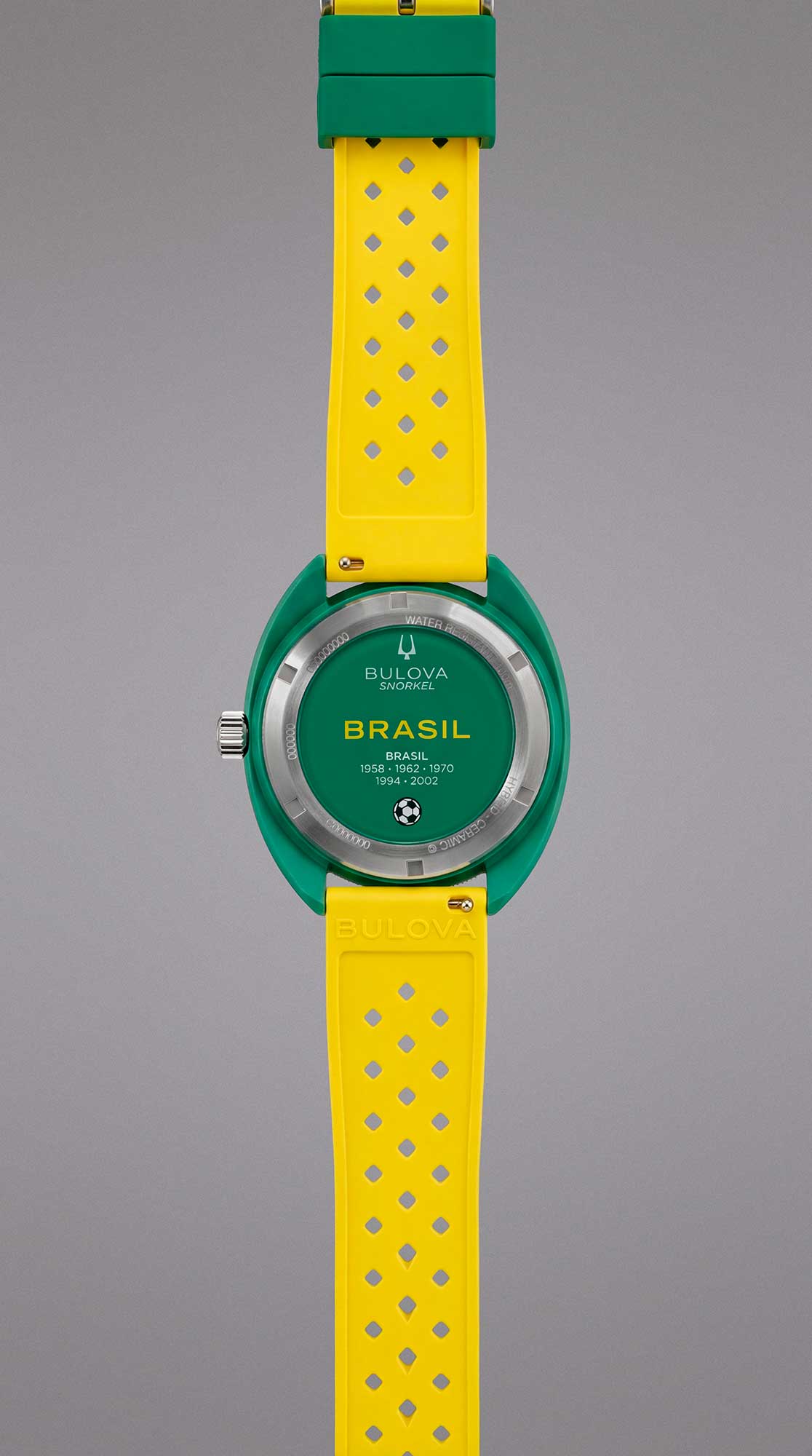 Relógio BULOVA Snorkel 98F470 Ed. Ltda Brasil World Cup