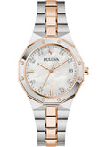 Relógio BULOVA Feminino Prestige Classic 98P235 *Diamantes e Safira