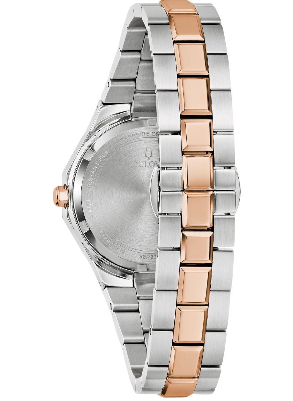 Relógio BULOVA Feminino Prestige Classic 98P235 *Diamantes e Safira