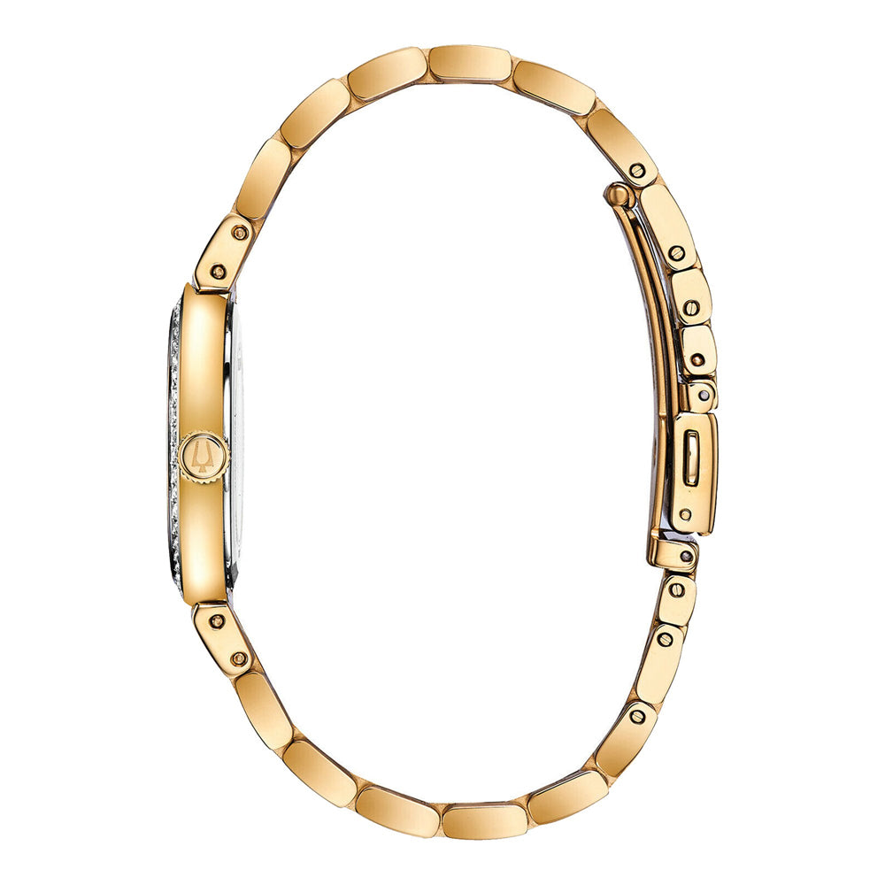 Relógio BULOVA Feminino Crystal 98X122 *Kit com Pulseira