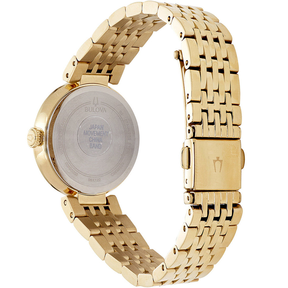 Relógio BULOVA Feminino Crystal 98X122 *Kit com Pulseira