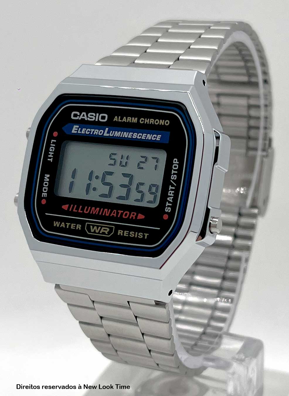 Relógio CASIO Vintage A168WA-1WDF *Modelo-Retrô*