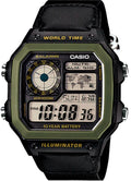 Relógio CASIO Masculino AE-1200WHB-1BVDF Sport World Map