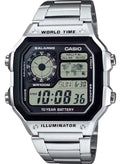 Relógio CASIO Masculino AE-1200WHD-1AVDF Sport World Map