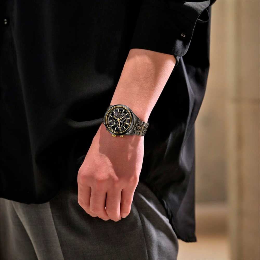 Relógio CITIZEN Eco-Drive Light in Black AT2576-68E *Ed Comemorativa 50 anos