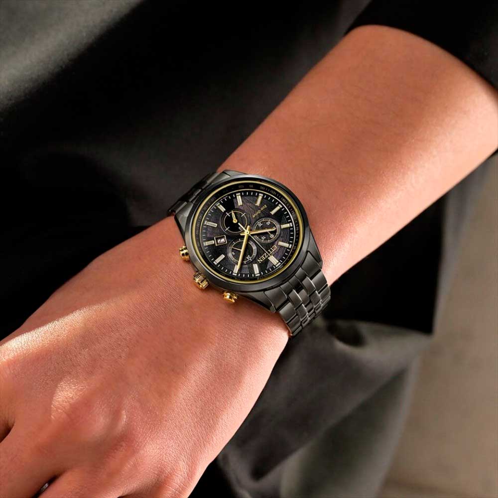 Relógio CITIZEN Eco-Drive Light in Black AT2576-68E *Ed Comemorativa 50 anos