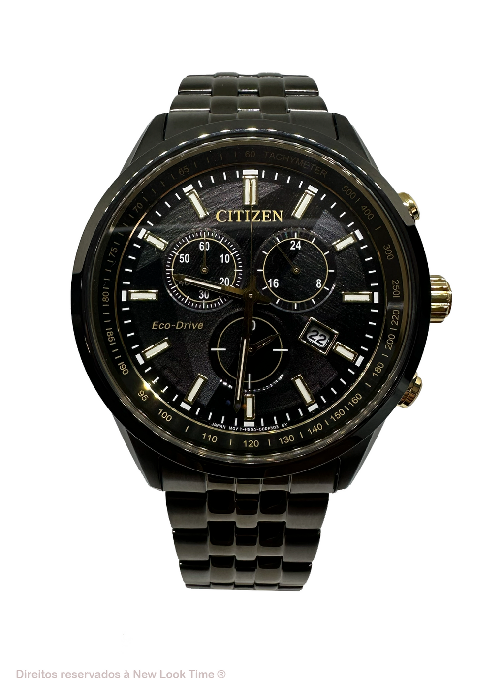 Relógio CITIZEN Eco-Drive Light in Black AT2576-68E *Ed Comemorativa 50 anos