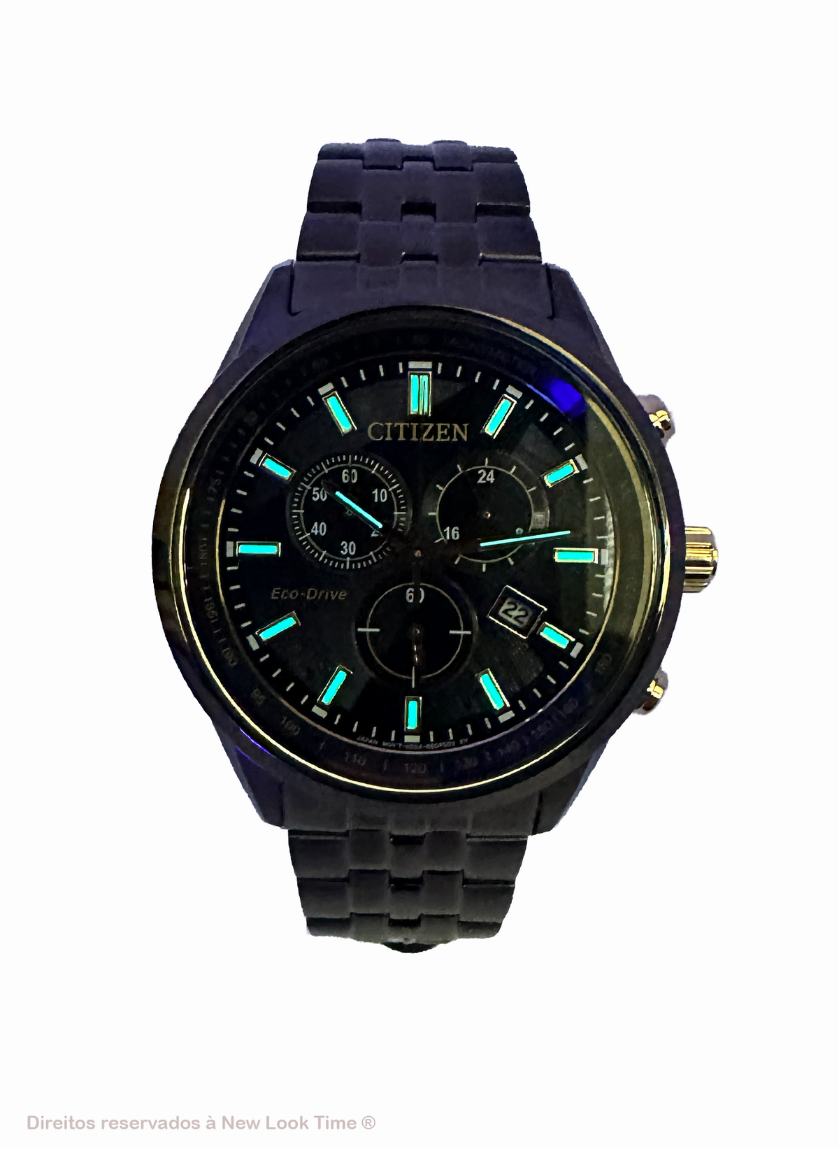 Relógio CITIZEN Eco-Drive Light in Black AT2576-68E *Ed Comemorativa 50 anos