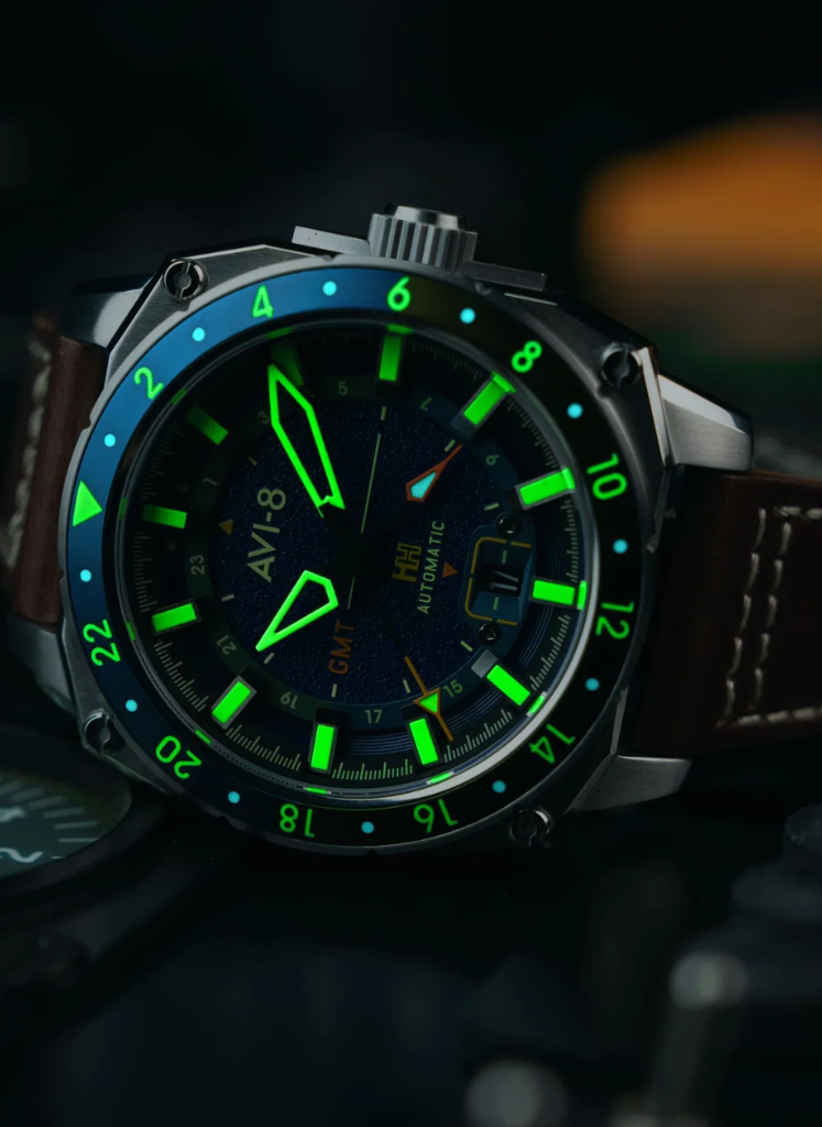 Relógio AVI-8 Automático Atlas GMT AV-4122-02