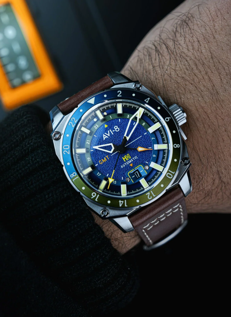 Relógio AVI-8 Automático Atlas GMT AV-4122-02