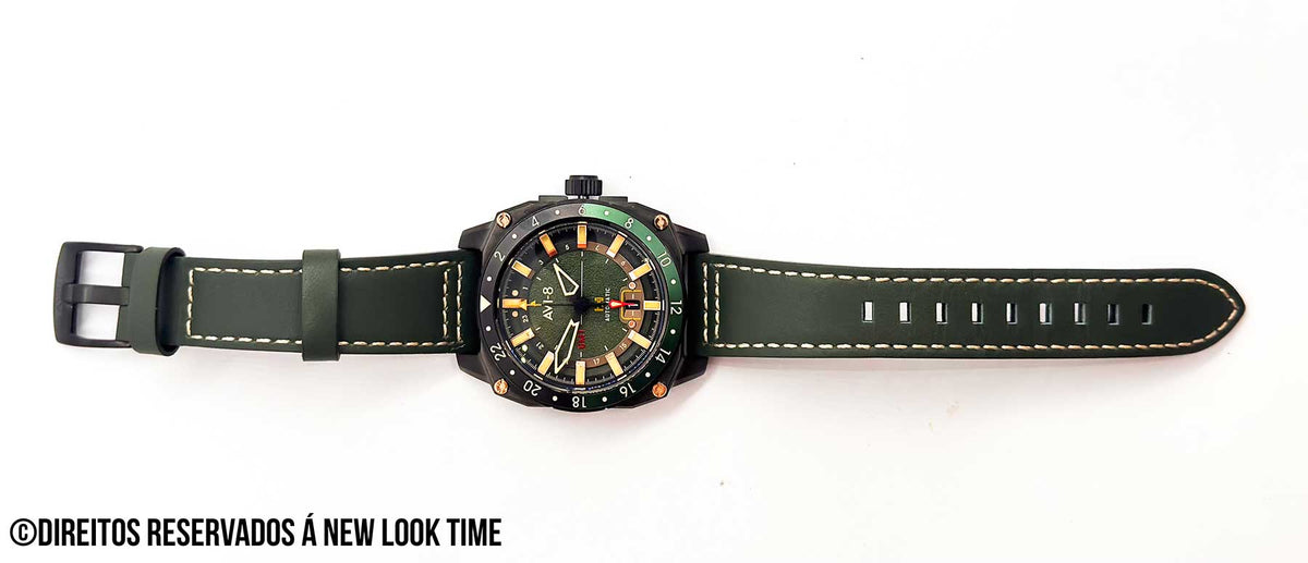 Relógio AVI-8 Automático Atlas GMT AV-4122-03