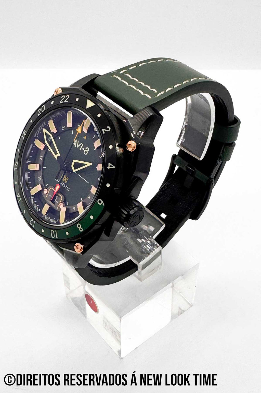 Relógio AVI-8 Automático Atlas GMT AV-4122-03