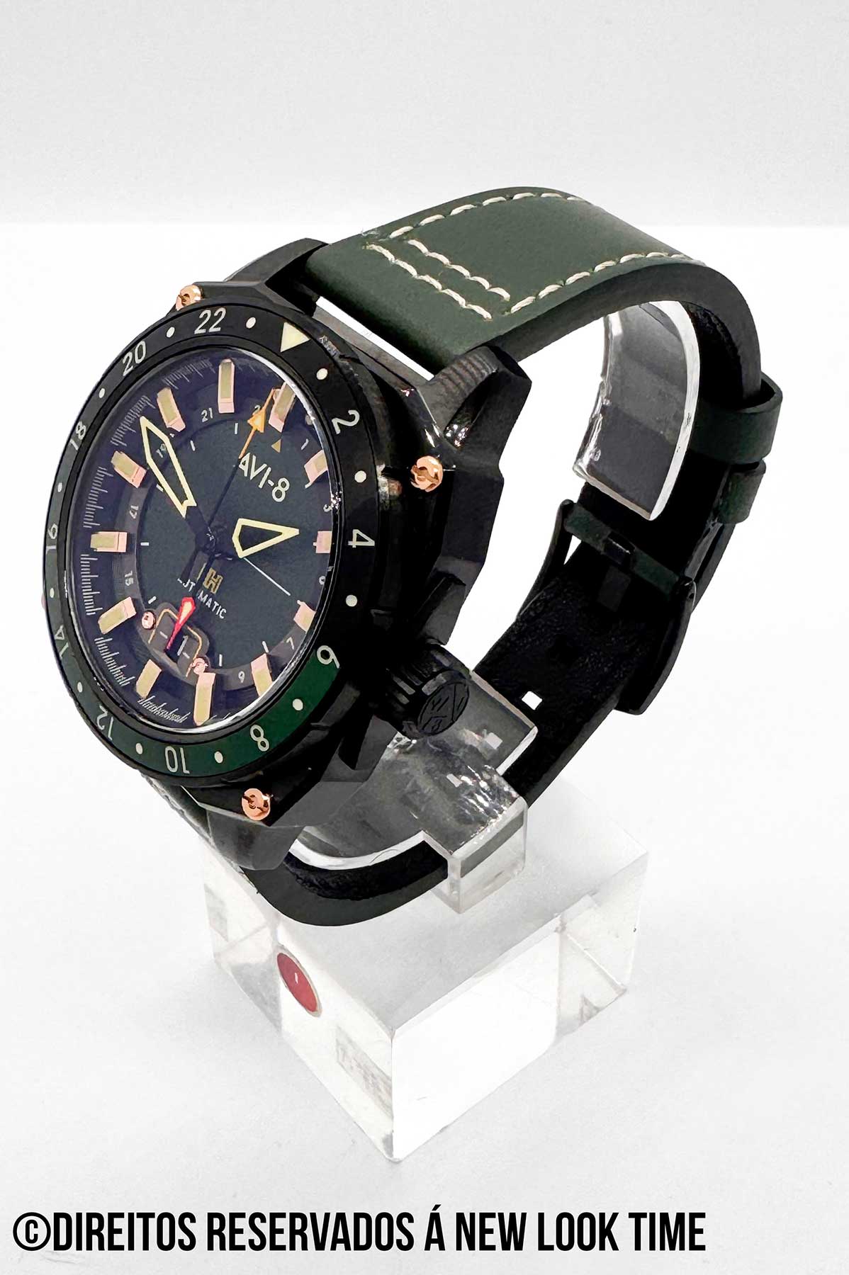Relógio AVI-8 Automático Atlas GMT AV-4122-03