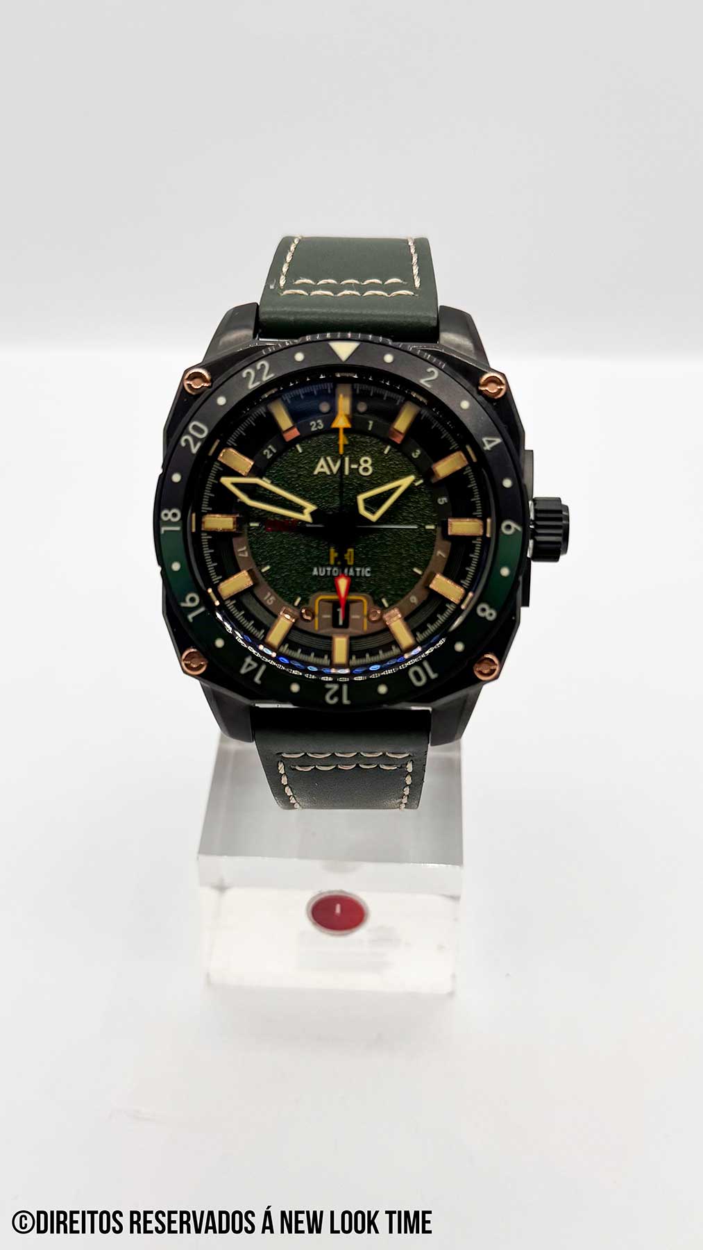 Relógio AVI-8 Automático Atlas GMT AV-4122-03
