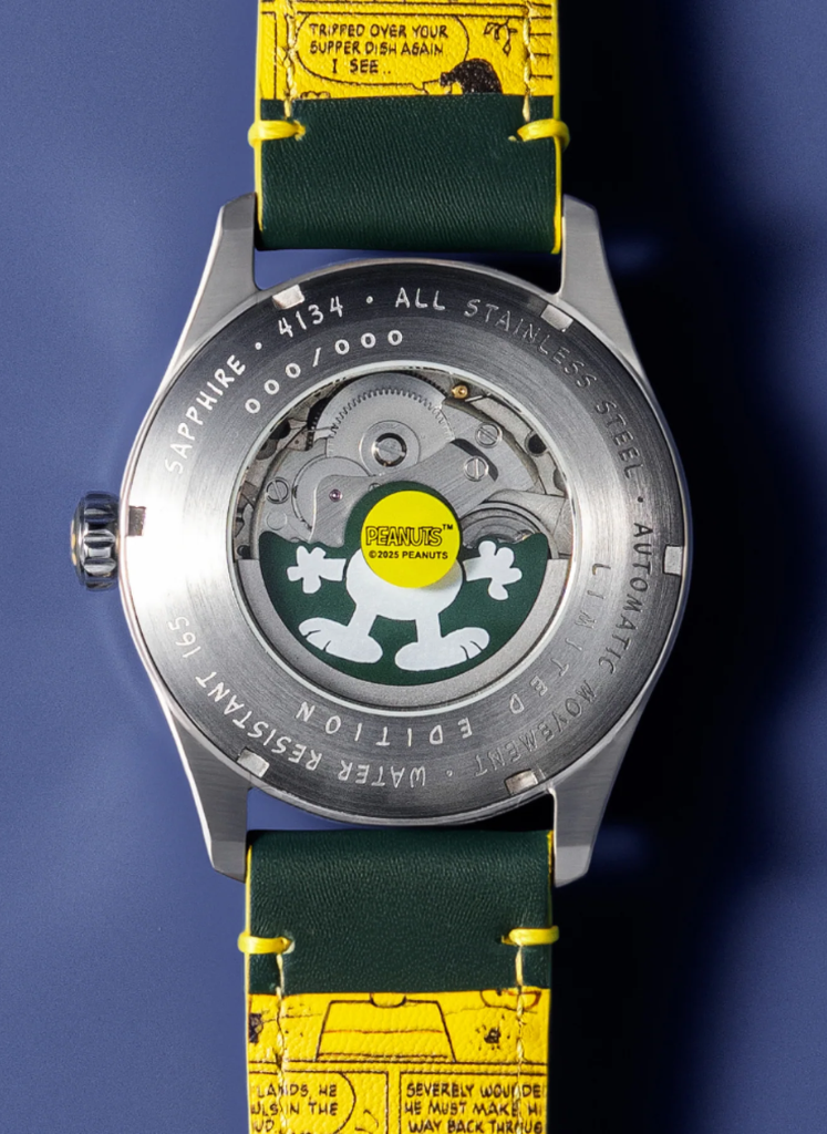 Relógio AVI-8 Smith Automatic Peanuts Snoopy Flying Ace AV-4134-02 *Ed. Ltda