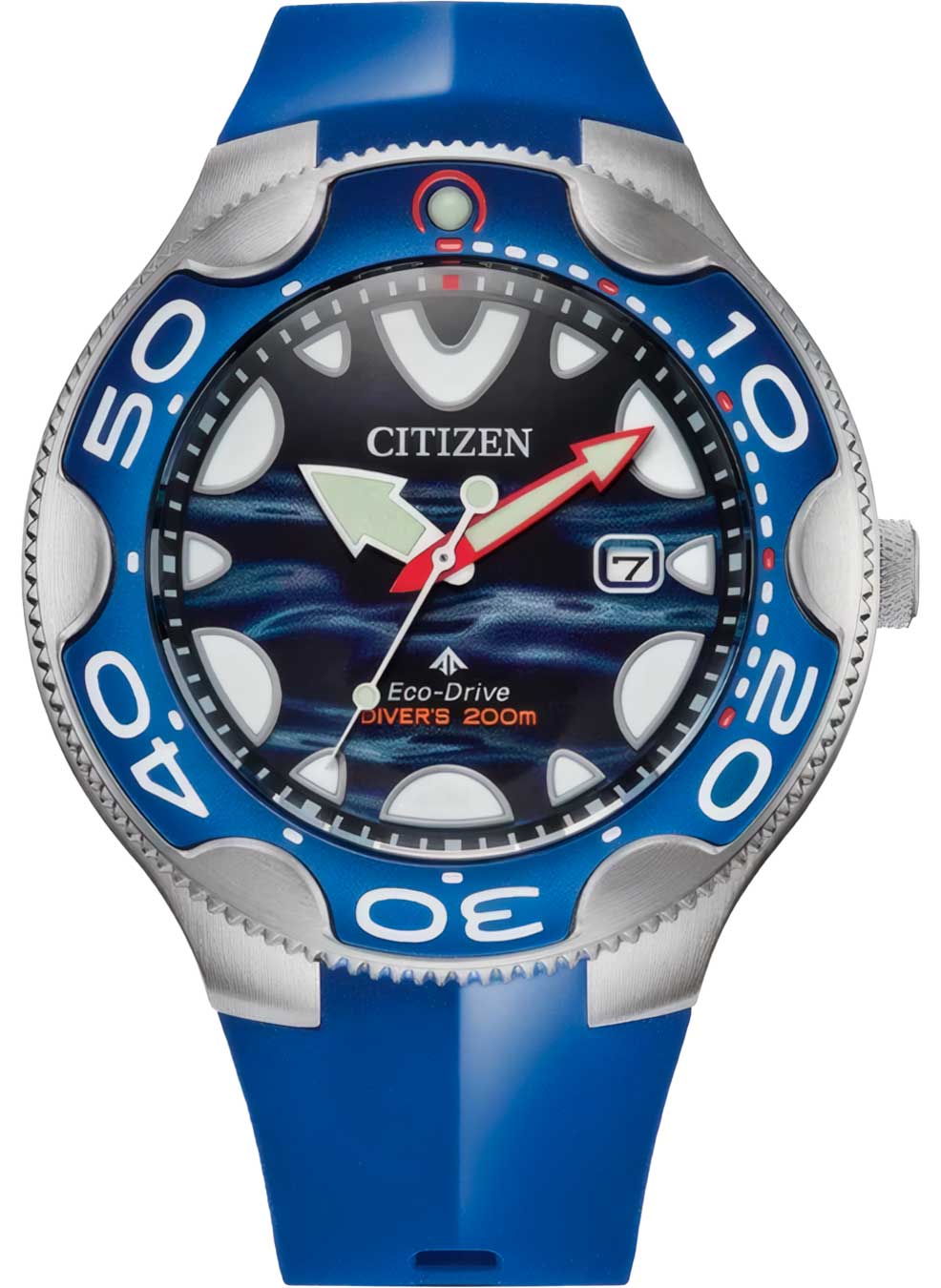 Relógio CITIZEN Masculino Eco-Drive Marine Promaster Orca Ocean Diver's BN0238-02L