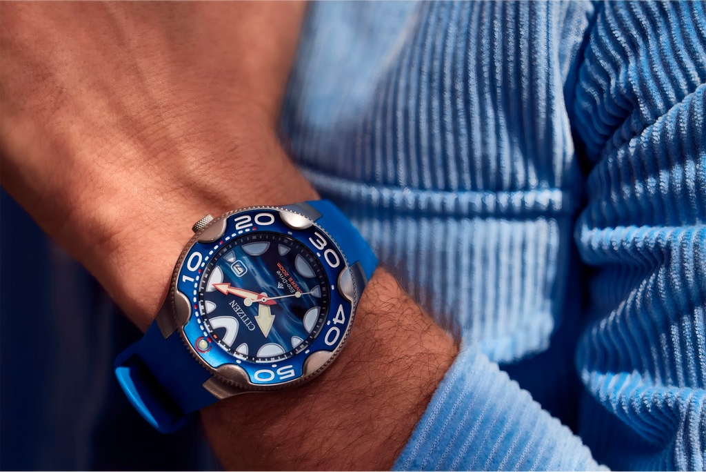 Relógio CITIZEN Masculino Eco-Drive Marine Promaster Orca Ocean Diver's BN0238-02L