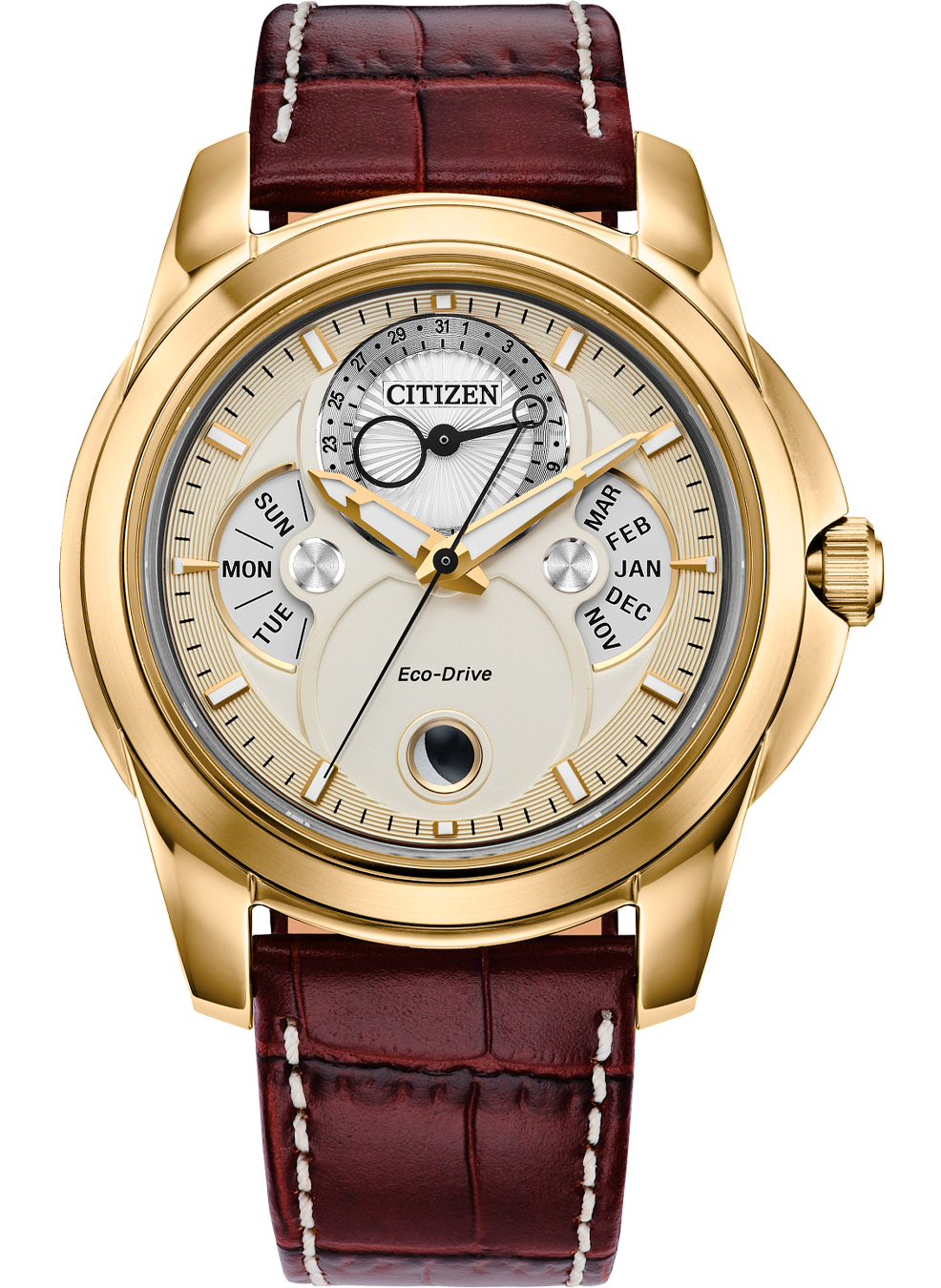 Relógio CITIZEN Masculino Eco-Drive Calendrier Moon Phase BU0082-06P