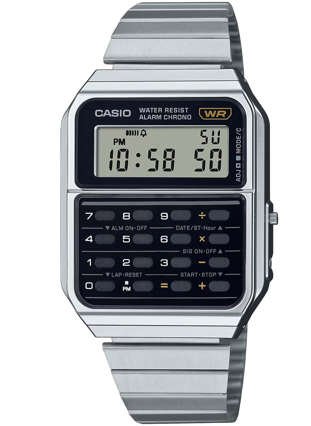 Relógio CASIO Vintage CA-500WE-1ADF *Calculadora